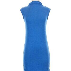 💚 2 for $20 - Old Navy Sleeveless Mock Neck Knit Midi Dress in Blue – Size Large